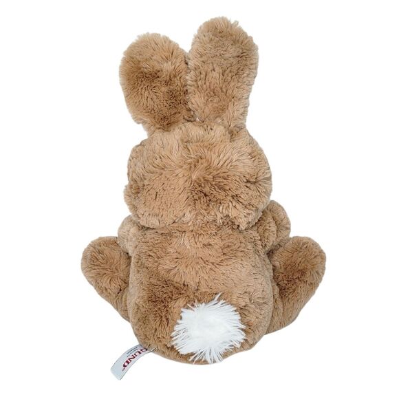 Gund Bops Bunny Rabbit Plush Stuffed Animal Toy Blue Bow Tie 4044005 Tan Brown - Picture 3 of 4